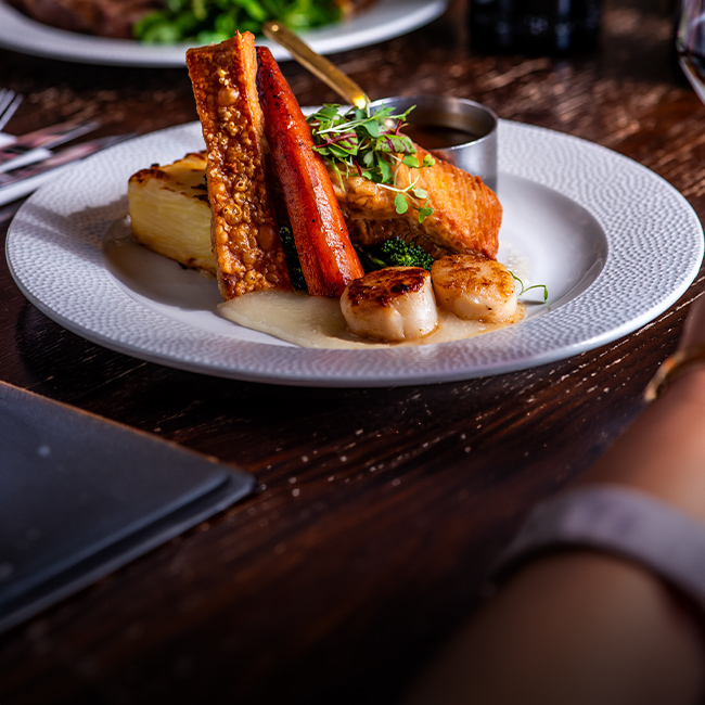 Explore our great offers on Pub food at The Minnow