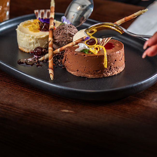 Dessert menu at The Minnow