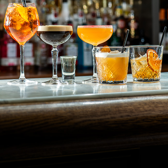 Wine & Drinks menu at The Minnow