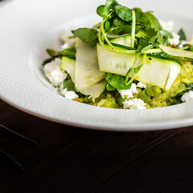Vegan menu at The Minnow