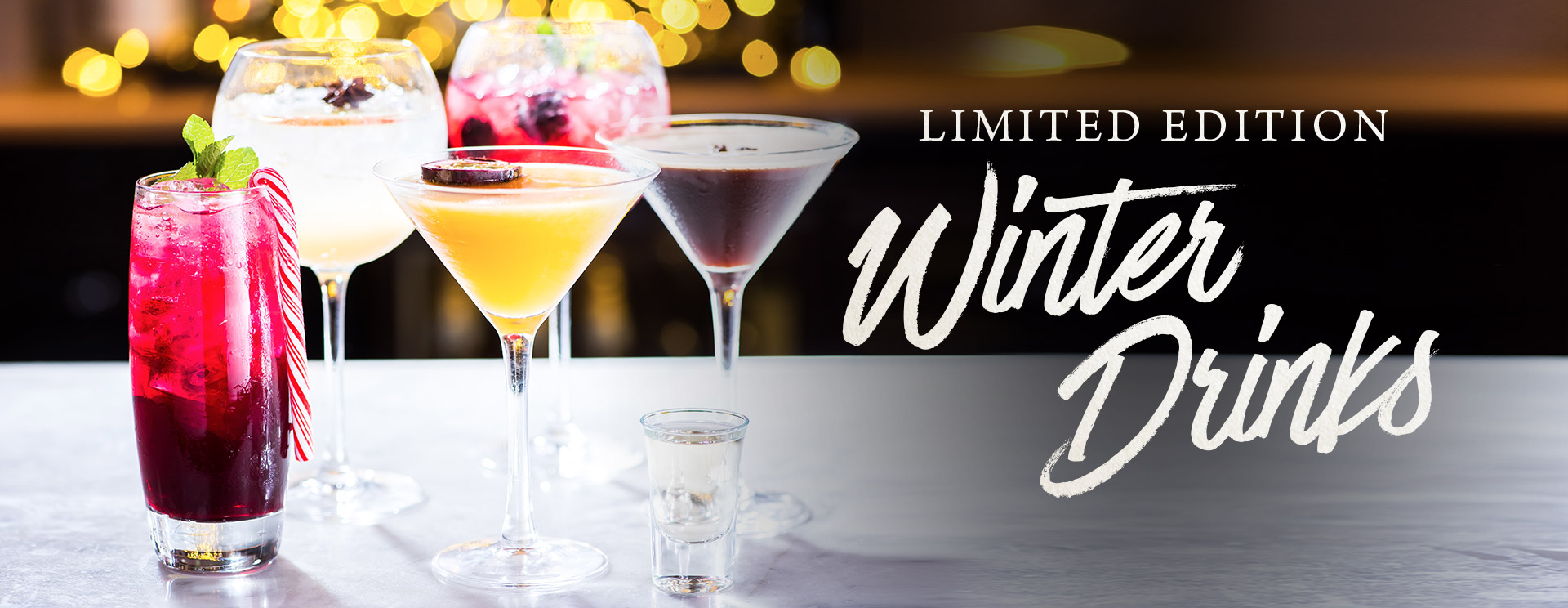 Winter cocktails and long drinks at The Minnow