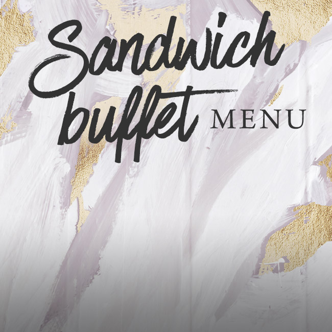 Sandwich buffet menu at The Minnow